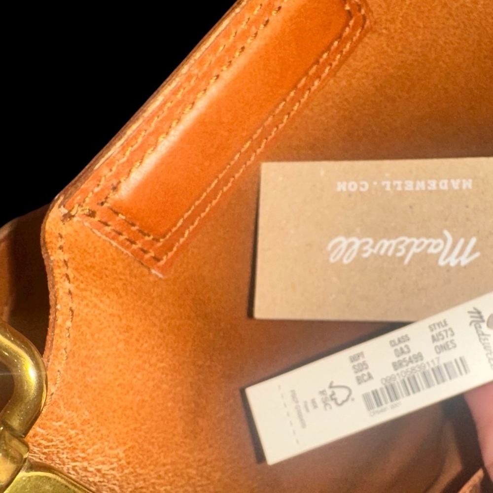 NWT Madewell Leather Bag- Sydney Collection Purse MSRP $178 - Picture 5 of 14